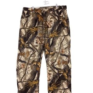 Wrangler ProGear Jeans Mens 40x32 Realtree Camo Insulated Lined Hunting PG200HW